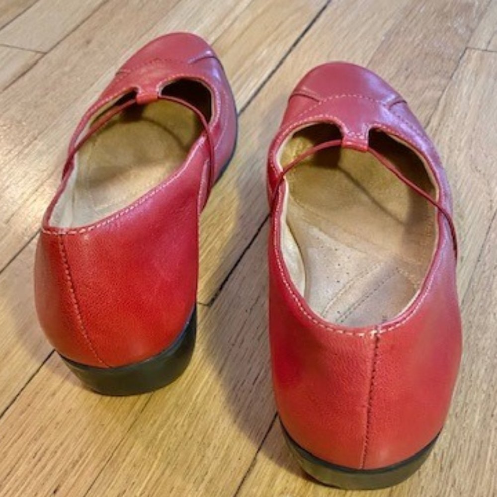 Natural Soul by Naturalizer - Red Flats - Sz - 9.5 - Picture 6 of 13